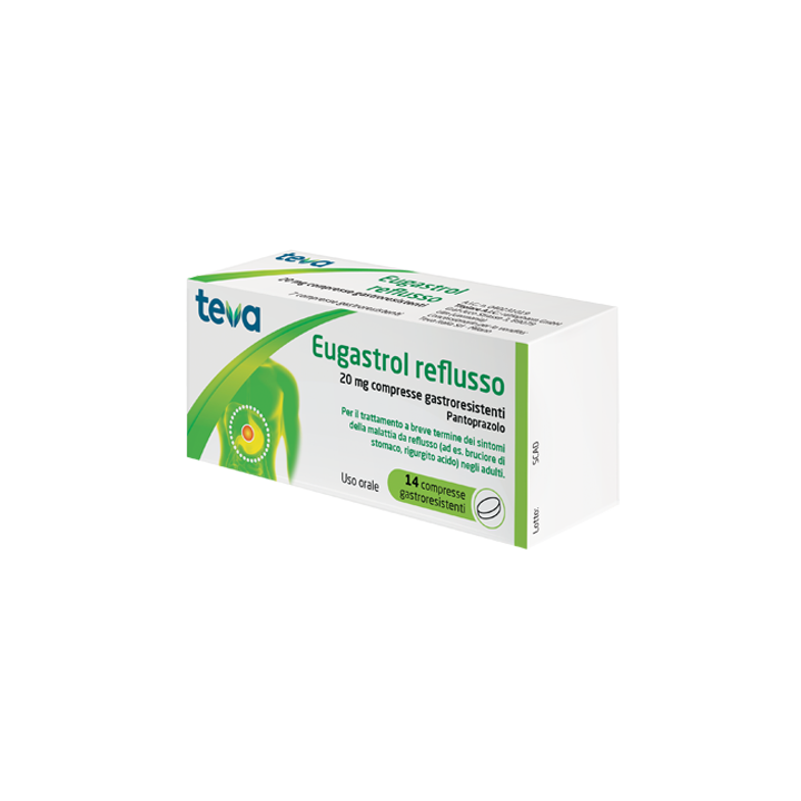 EUGASTROL REFLUSSO*14CPR 20MG