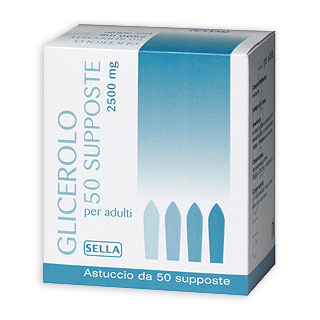 GLICEROLO*AD 50SUPP 2250MG