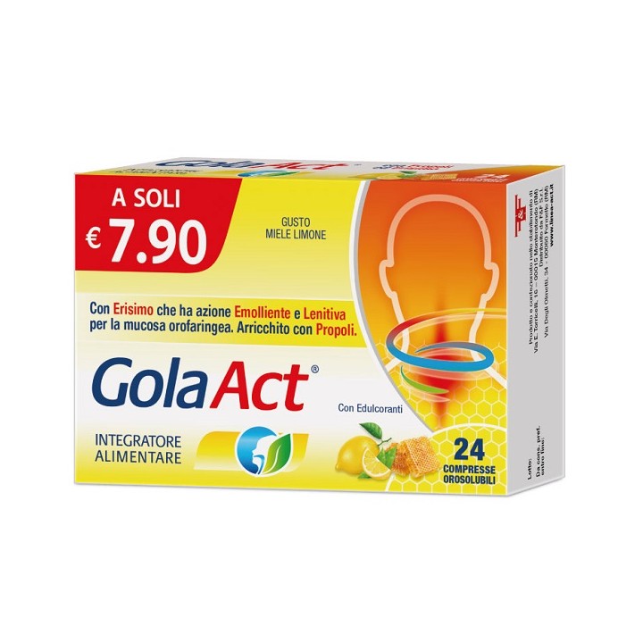 GOLA ACT MIELE LIMONE 24CPR