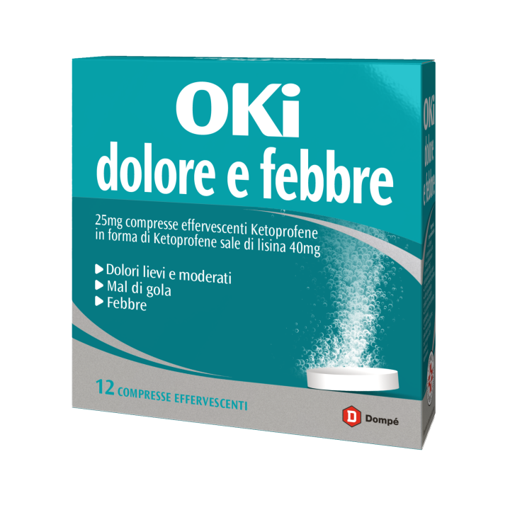 OKI DOLORE E FEBBRE*12CPR EFF