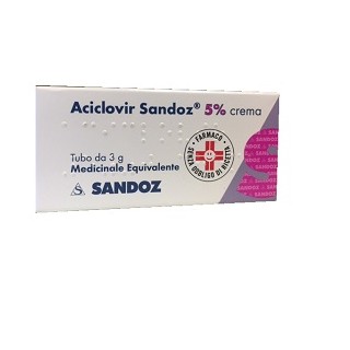 ACICLOVIR SAND*CREMA 3G 5%