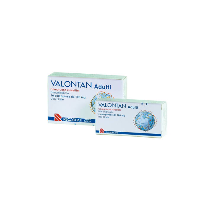 VALONTAN*AD 4CPR RIV 100MG