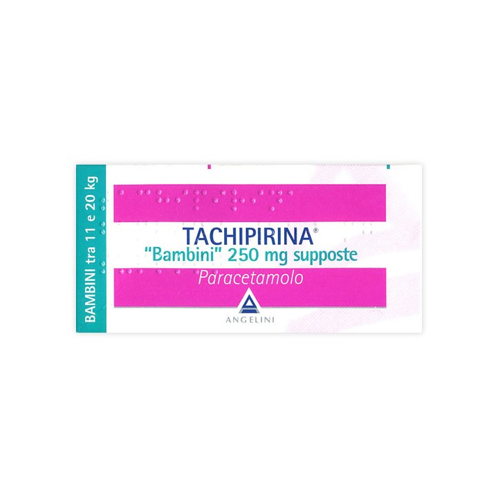 TACHIPIRINA*BB 10SUPP 250MG