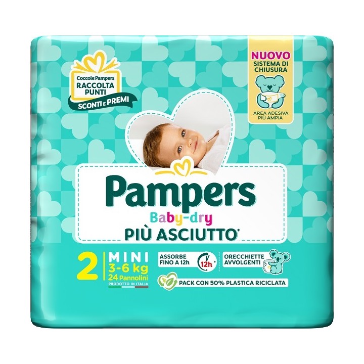 PAMPERS BD DOWNCOUNT MINI 24PZ
