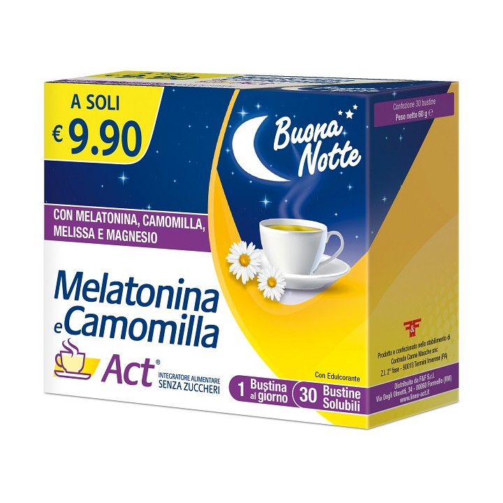 MELATONINA ACT +CAMOMIL 30BUST