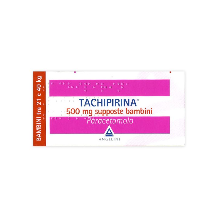 TACHIPIRINA*BB 10SUPP 500MG
