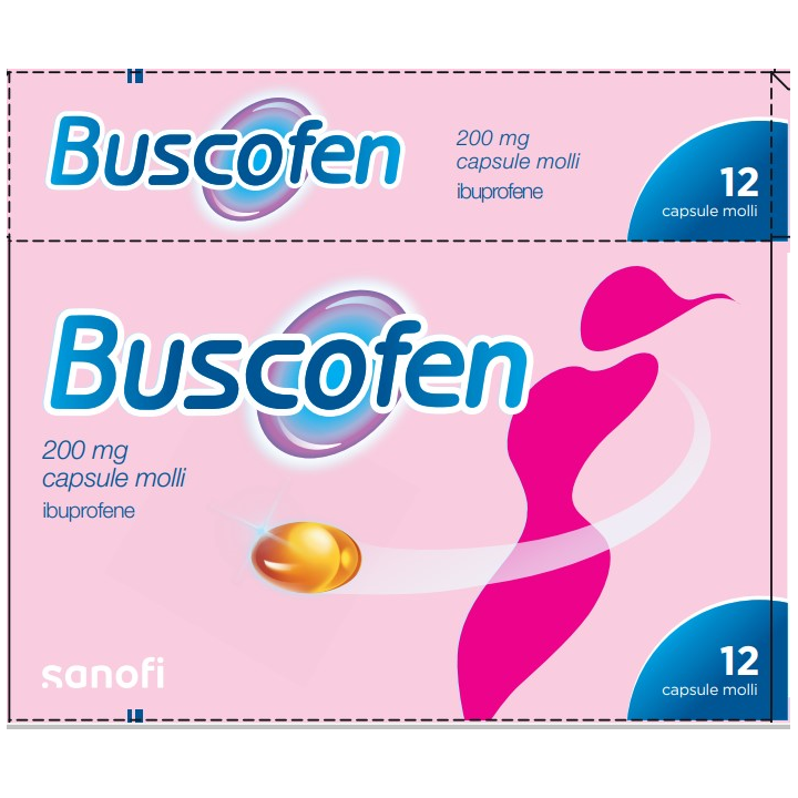 BUSCOFEN*12CPS MOLLI 200MG
