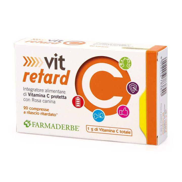 VIT C RETARD 20CPR