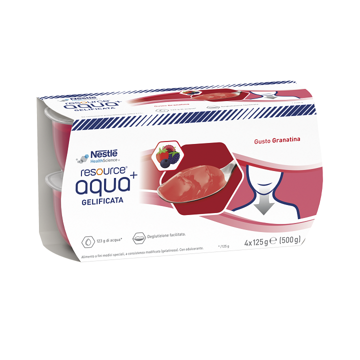 RESOURCE AQUA+GEL GRANAT4X125G