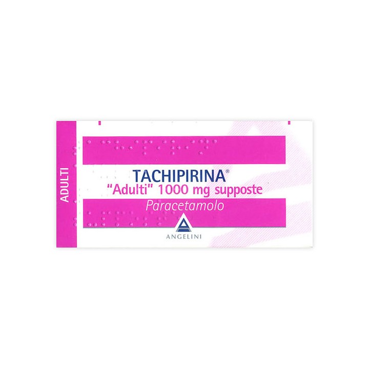 TACHIPIRINA*AD 10SUPP 1000MG