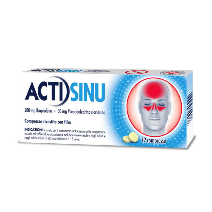 ACTISINU*12CPR 200MG+30MG