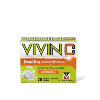 VIVIN C*20CPR EFF 330MG+200MG
