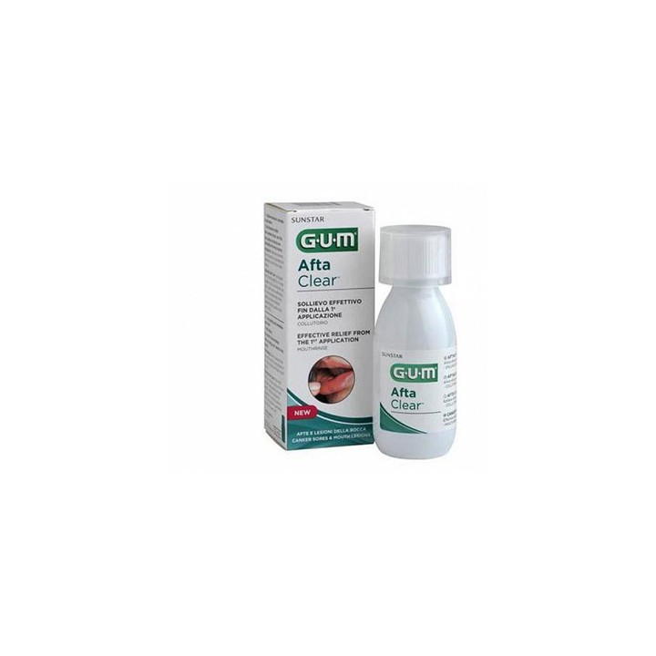 GUM AFTACLEAR RINSE 120ML