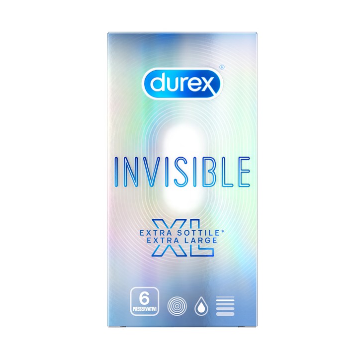 DUREX INVISIBLE XL 6PZ