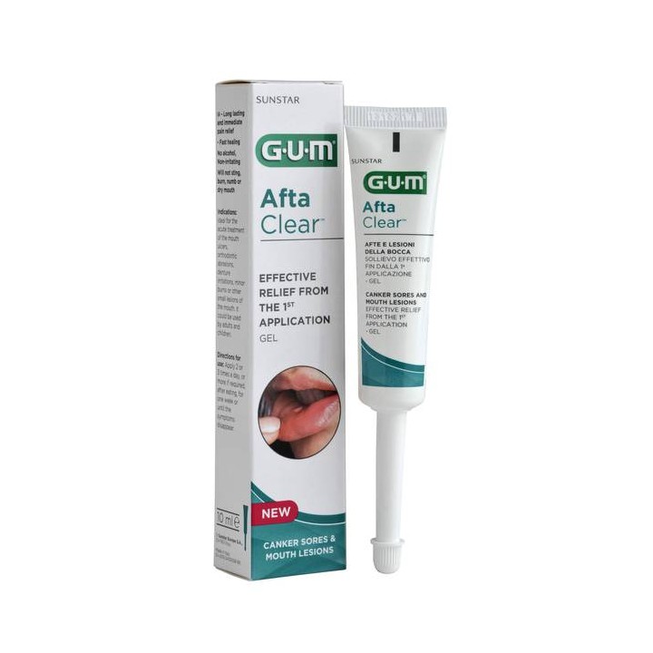 GUM AFTACLEAR GEL 10ML