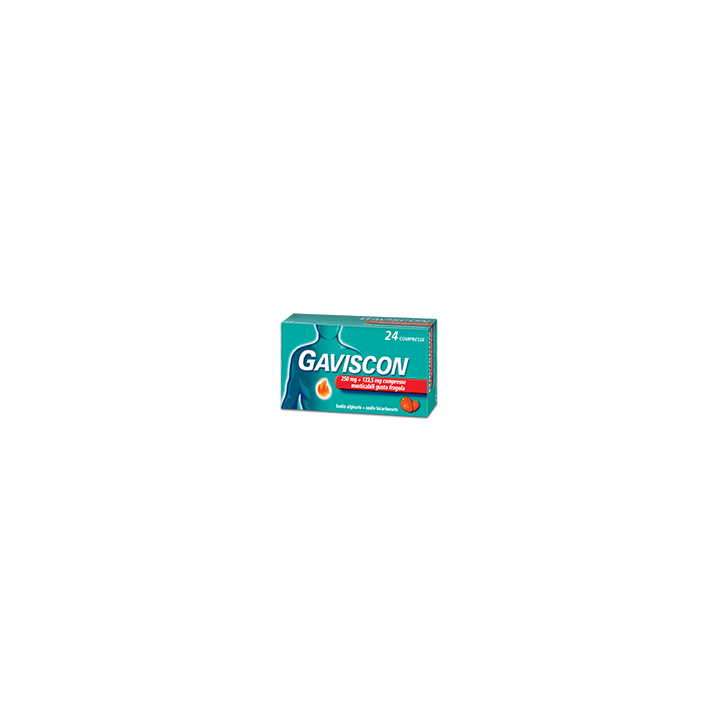 GAVISCON*24CPR FRAG250+133,5MG