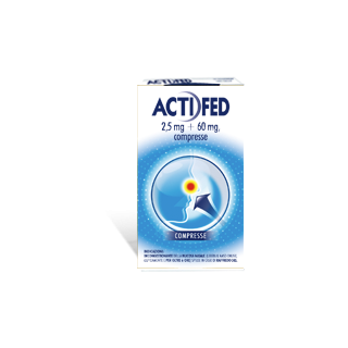 ACTIFED*12CPR 2,5MG+60MG