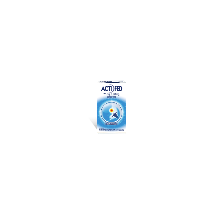 ACTIFED*12CPR 2,5MG+60MG S/Z