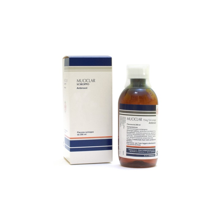 MUCICLAR*SCIR 200ML 15MG/5ML