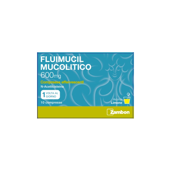 FLUIMUCIL MUCOL*10CPR EFF600MG