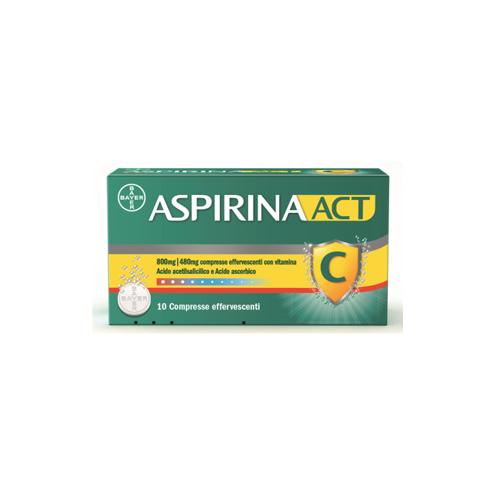 ASPIRINAACT*10CPR EFF800+480MG