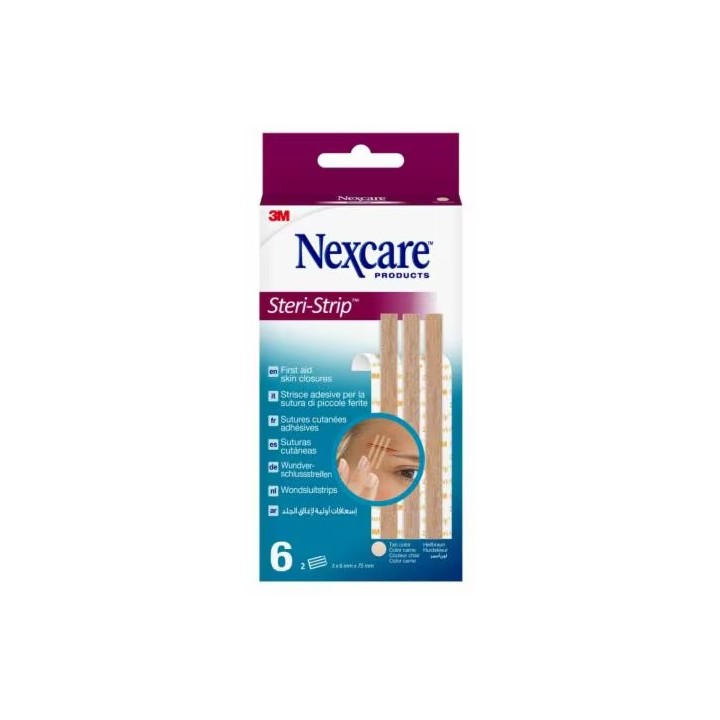 STERI STRIP SKIN 6X75MM 6STR