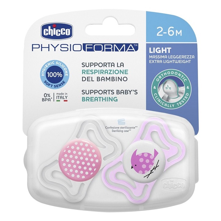 CH SUCCH LIGHT GRL SIL 2-6M 2P