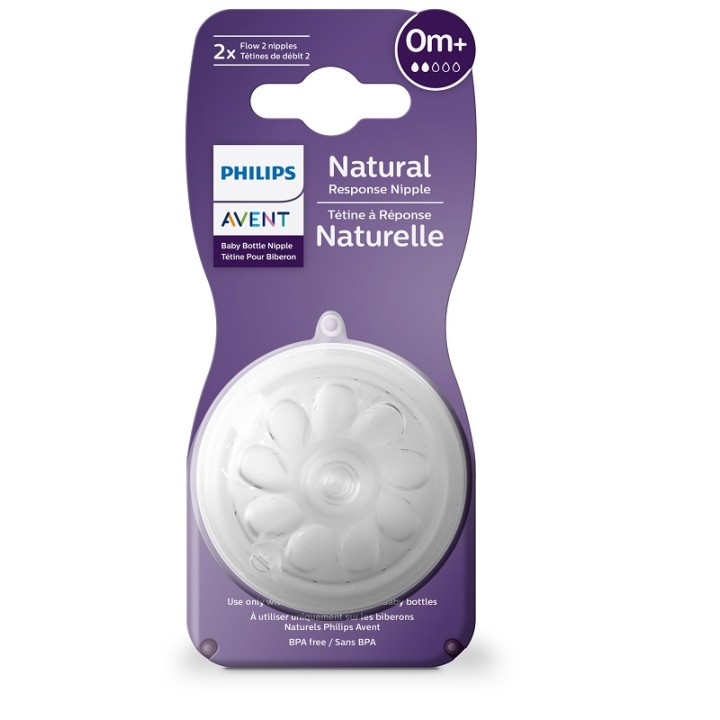 AVENT TETT NAT RESP F2 0M+ 2PZ