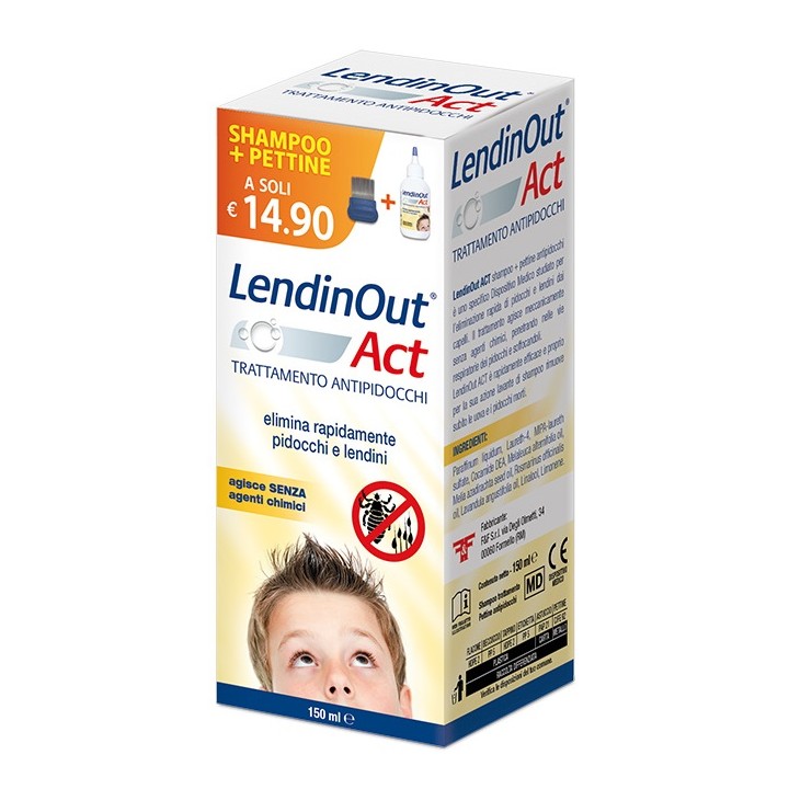 LENDINOUT ACT A/PIDOCCHI 150ML