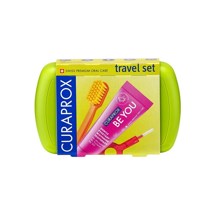 CURAPROX TRAVEL SET GREEN