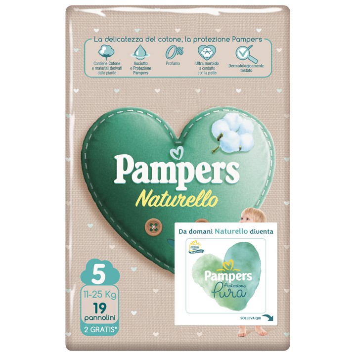 PAMPERS NATUR JUNIOR CP 17PZ+2