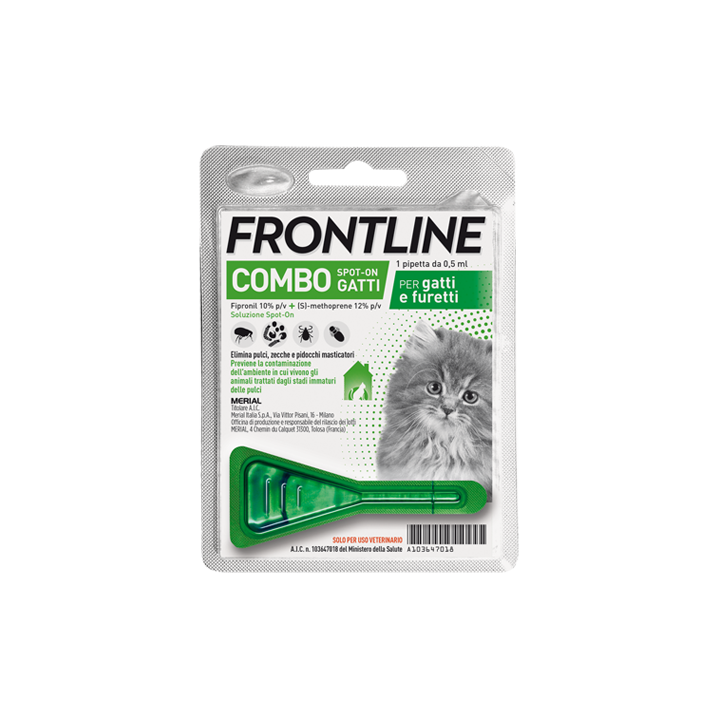 FRONTLINE COMBO*1PIP GATTI/FUR