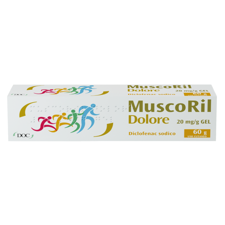 MUSCORIL DOLORE*GEL 60G 20MG/G