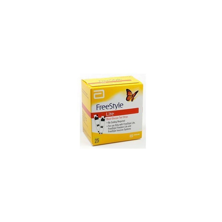 FREESTYLE LITE GLICEMIA 25STR