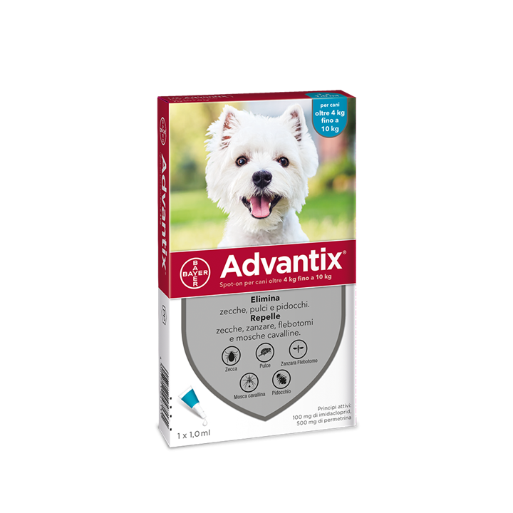ADVANTIX SPOT ON*1PIP 4-10KG