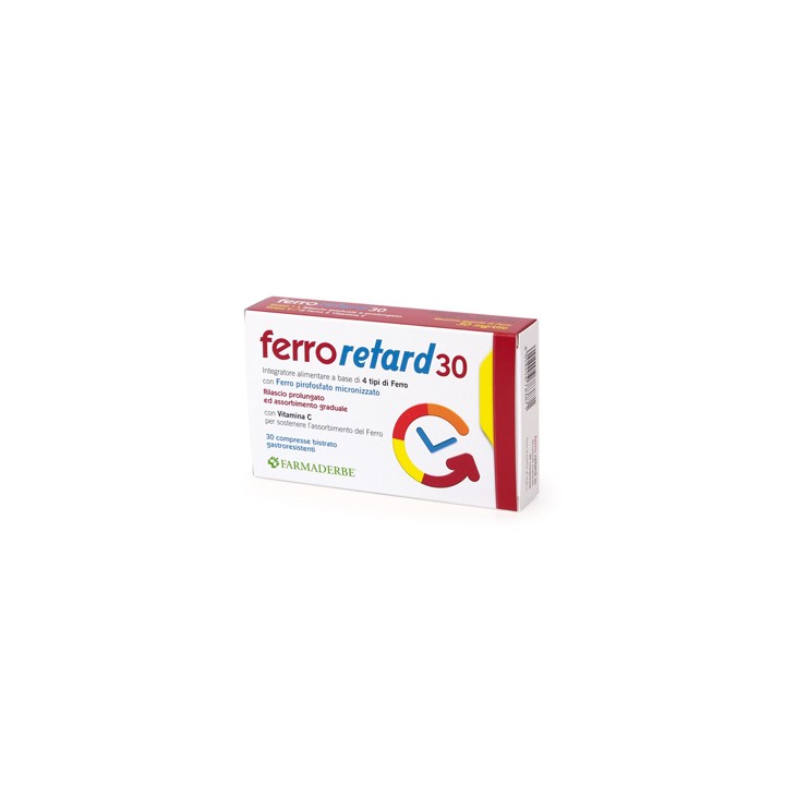 FERRO RETARD 30CPR