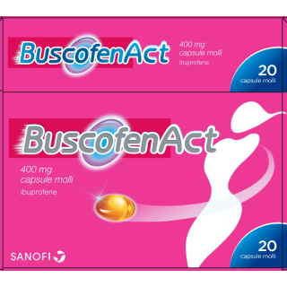 BUSCOFENACT*20CPS MOLLI 400MG
