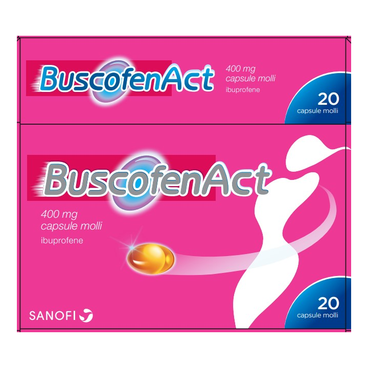 BUSCOFENACT*20CPS MOLLI 400MG