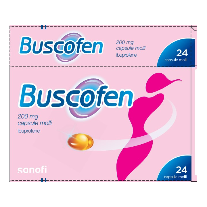 BUSCOFEN*24CPS MOLLI 200MG