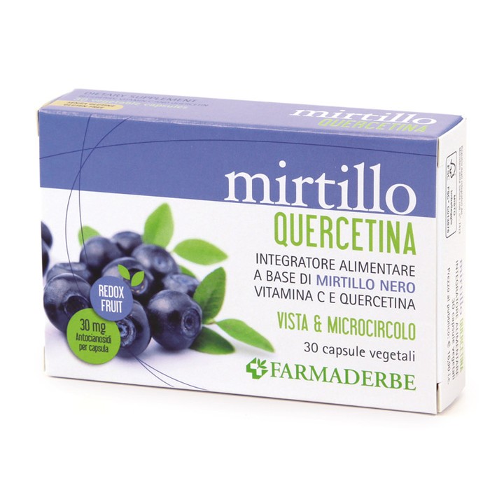 MIRTILLO QUERCETINA 30CPS VEG