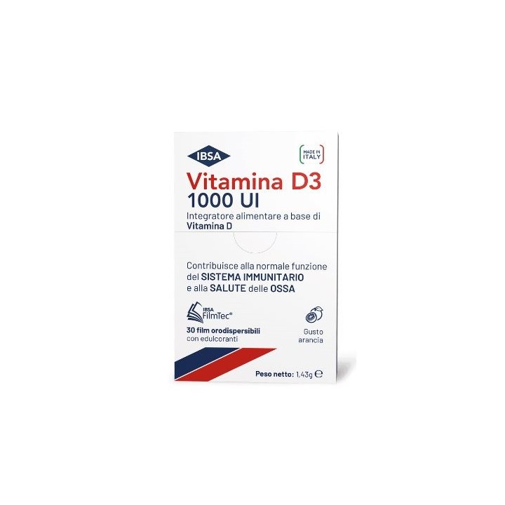 VITAMINA D3 IBSA 1000UI 30FILM
