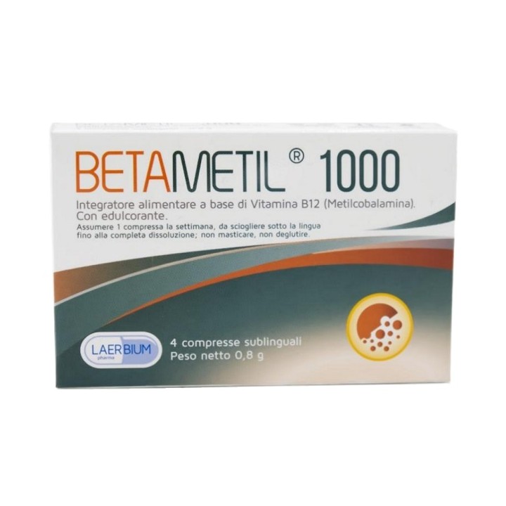 BETAMETIL 1000 4CPR SUBLINGUAL