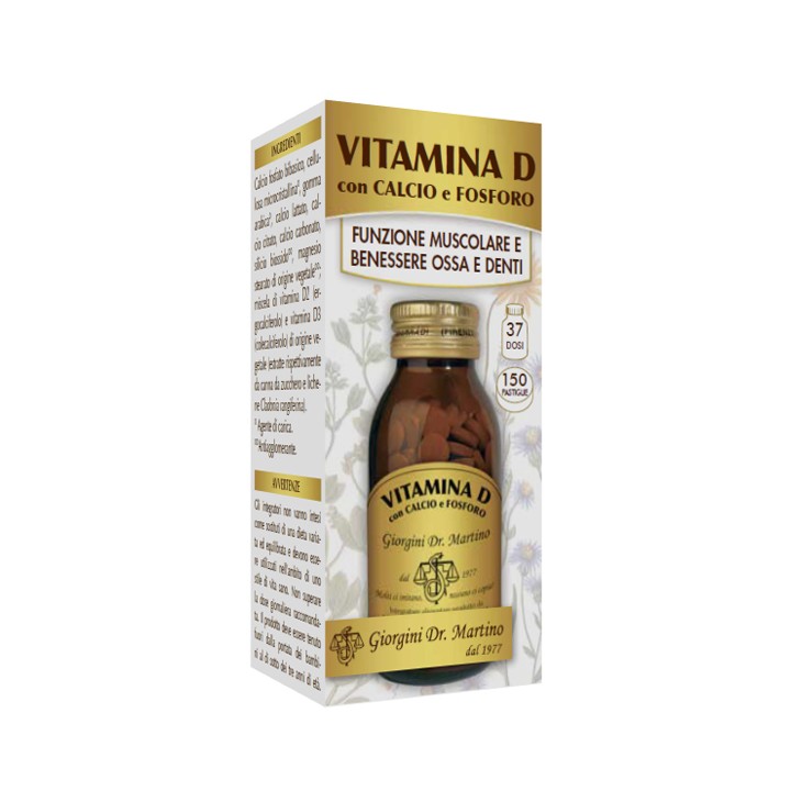 VITAMINA D CALCIO/FOSF 150PAST