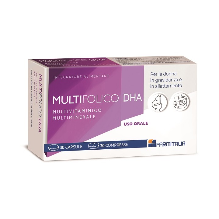 MULTIFOLICO DHA 30CPS+30CPR