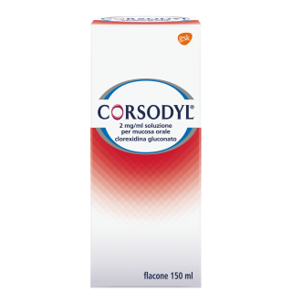 CORSODYL*SOLUZ 150ML 200MG/100