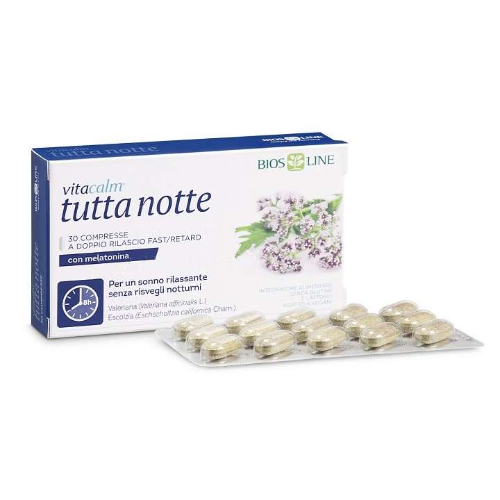 VITACALM TUTTA NOTTE MEL 30CPR