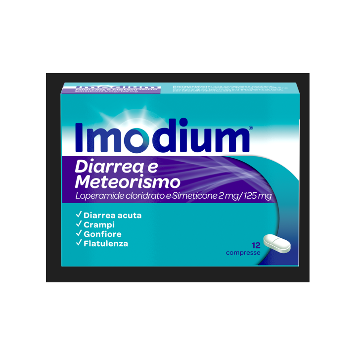 IMODIUM DIARREA E METEOR*12CPR