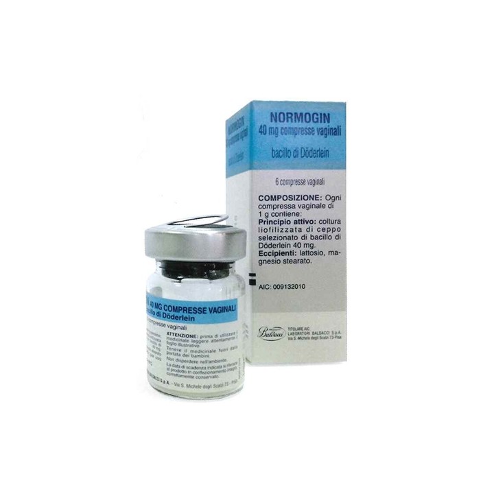 NORMOGIN*6CPR VAG 40MG