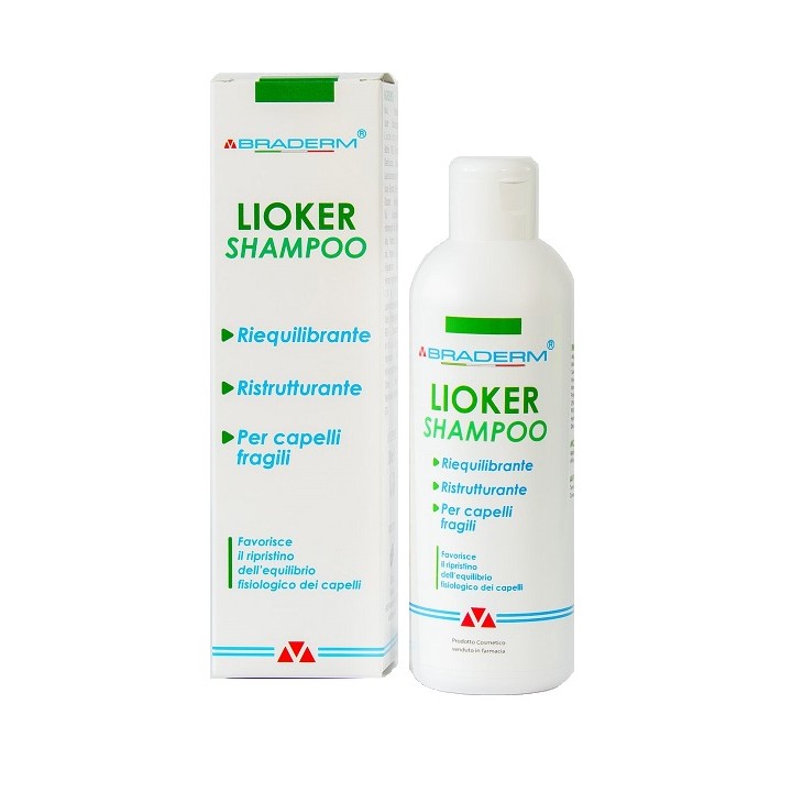 LIOKER SHAMPOO 200ML BRADERM