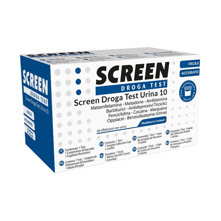 SCREEN DROGA TEST URINA 10DROG